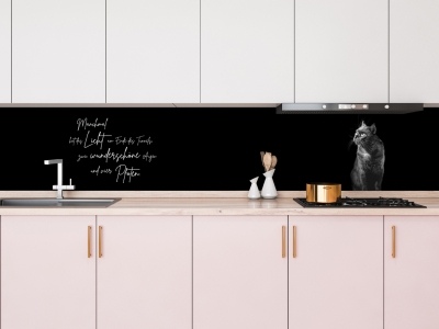 Küchenrückwand BLACK CAT