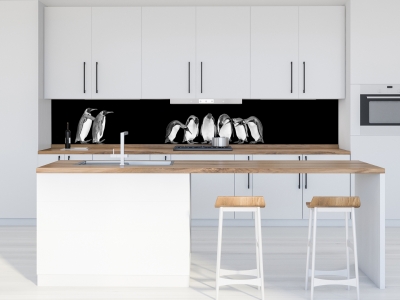 Küchenrückwand PINGUINE