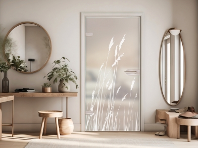 Glastüre GRÄSER, Glas satiniert