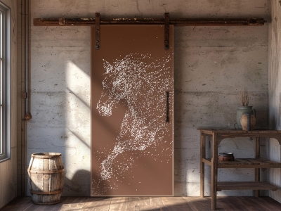 Glastüre PFERD, Glas Parsol-bronze - durchsichtig oder satiniert